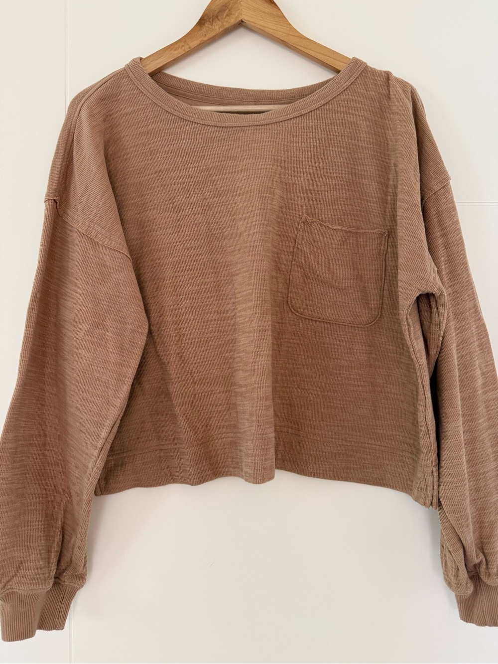 Aerie Oversized Long Sleeve, size small.